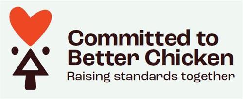 Committed to Better Chicken Raising standards together trademark