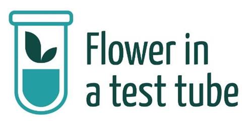 Flower in a test tube trademark