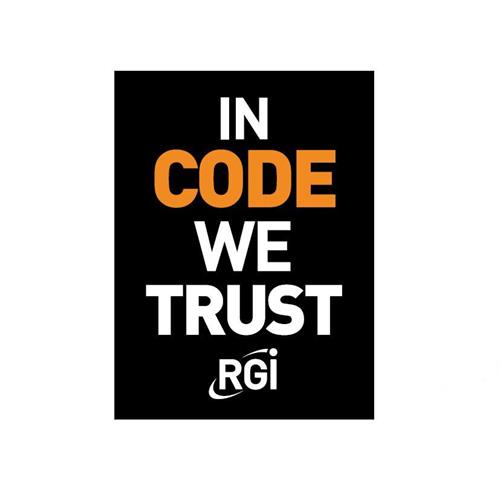 IN CODE WE TRUST RGİ trademark