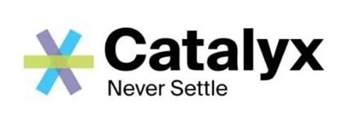 Catalyx Never Settle trademark