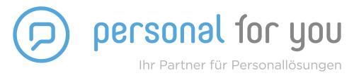 personal for you Ihr Partner für Personallösungen trademark