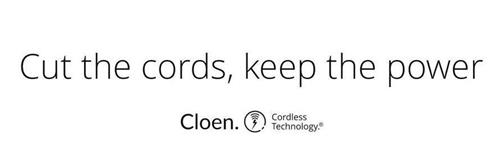 Cut the cords , keep the power Cordless Technology. Cloen . trademark