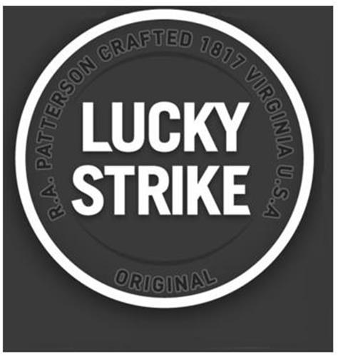 LUCKY STRIKE ORIGINAL R.A. PATTERSON CRAFTED 1817 VIRGINIA U.S.A trademark