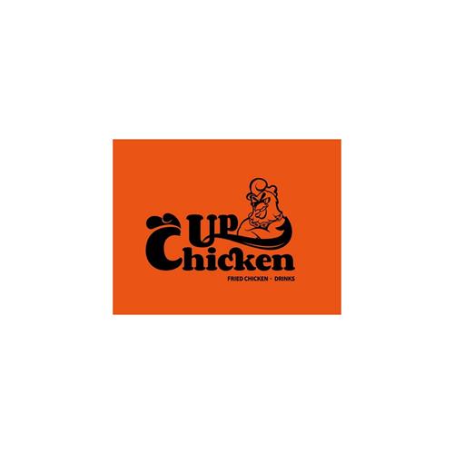 UP chicken FRIED CHICKEN . DRINKS trademark