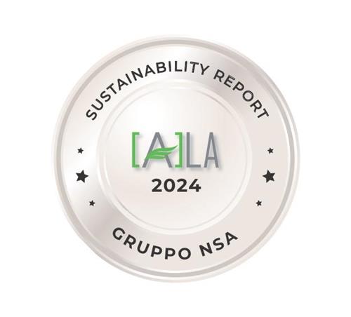 SUSTAINABILITY REPORT ALA 2024 GRUPPO NSA trademark