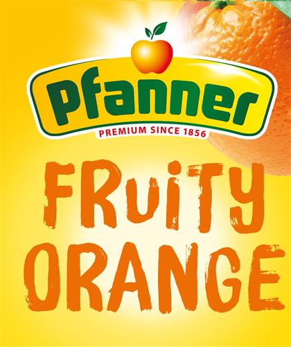 Pfanner PREMIUM SINCE 1856 FRUITY ORANGE trademark