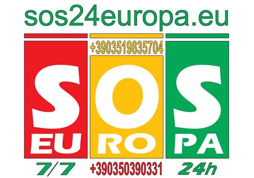 sos24europa.eu +3903519835704 SOS EUROPA 7/7 +390350390331 24h trademark