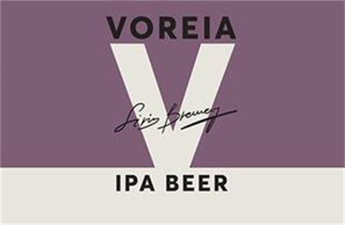 VOREIA Siris Brewery IPA BEER trademark