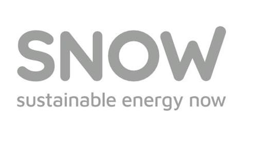 SNOW sustainable energy now trademark