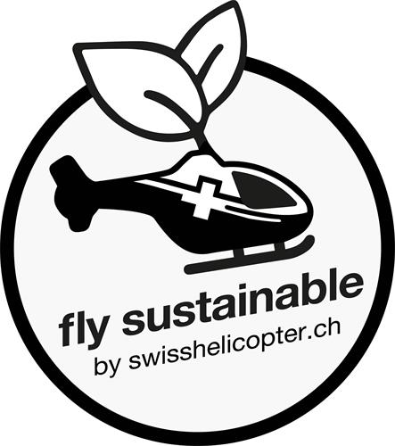 fly sustainable by swisshelicopter.ch trademark