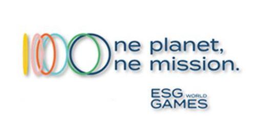 ONE PLANET ONE MISSION ESG WORLD GAMES trademark