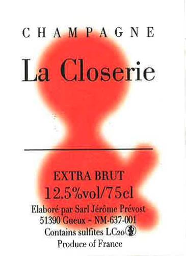 CHAMPAGNE La Closerie EXTRA BRUT trademark