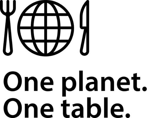 One planet . One table . trademark