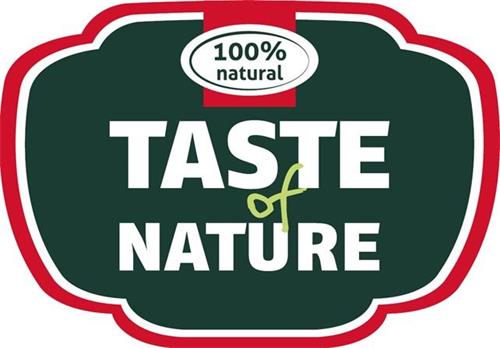 100 % natural TASTE OF NATURE trademark