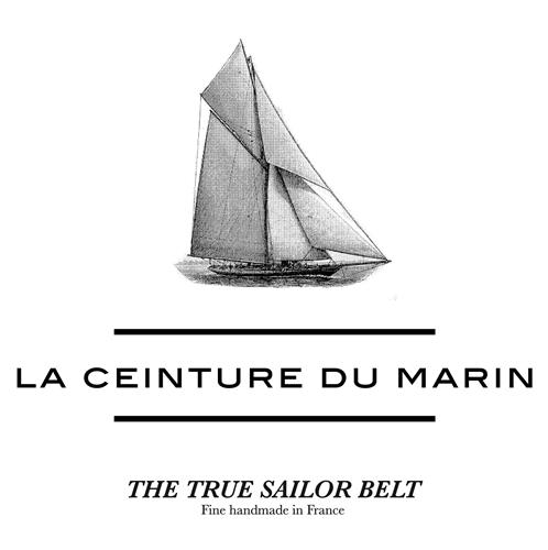 LA CEINTURE DU MARIN THE TRUE SAILOR BELT Fine handmade in France trademark