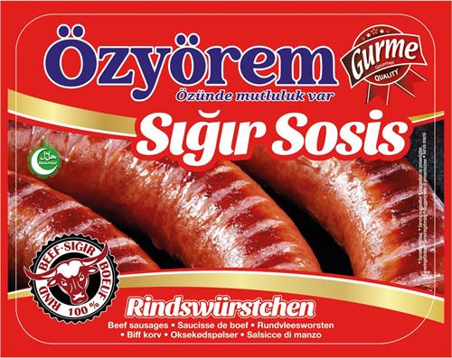 Özyörem - Sigir Sosis Rindswürstchen trademark