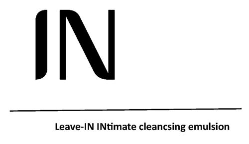 IN Leave-IN INtimate cleancsing emulsion trademark