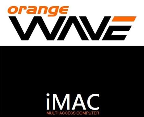 orange WAVE iMAC MULTI ACCESS COMPUTER trademark