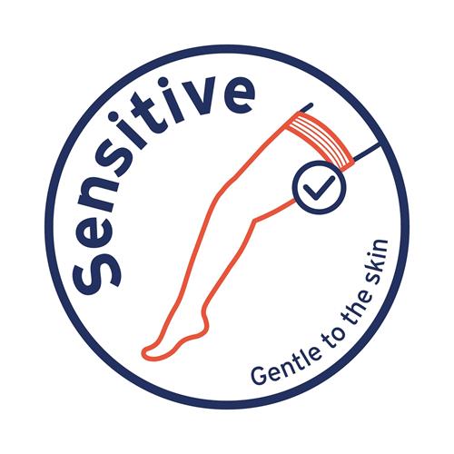 Sensitive Gentle to the skin trademark