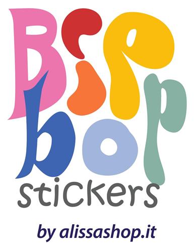 Bip Bop stickers by alissashop.it trademark