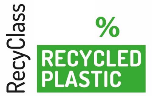 RecyClass % RECYCLED PLASTIC trademark