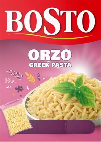 BOSTO ORZO GREEK PASTA trademark