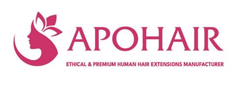 APOHAIR ETHICAL & PREMIUM HUMAN HAIR EXTENSIONS MANUFACTURER trademark