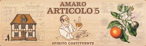 AMARO ARTICOLO 5 SPIRITO COSTITUENTE trademark